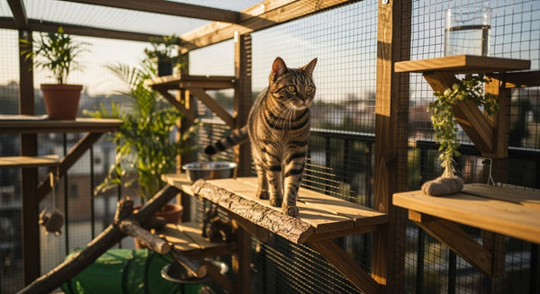 Zavarovan izhod za mačke